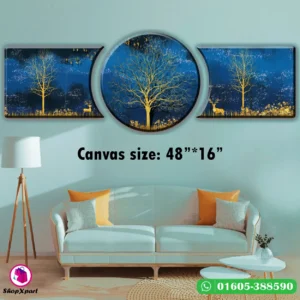 round canvas, canvas, 3 set round canvas, wall canvas