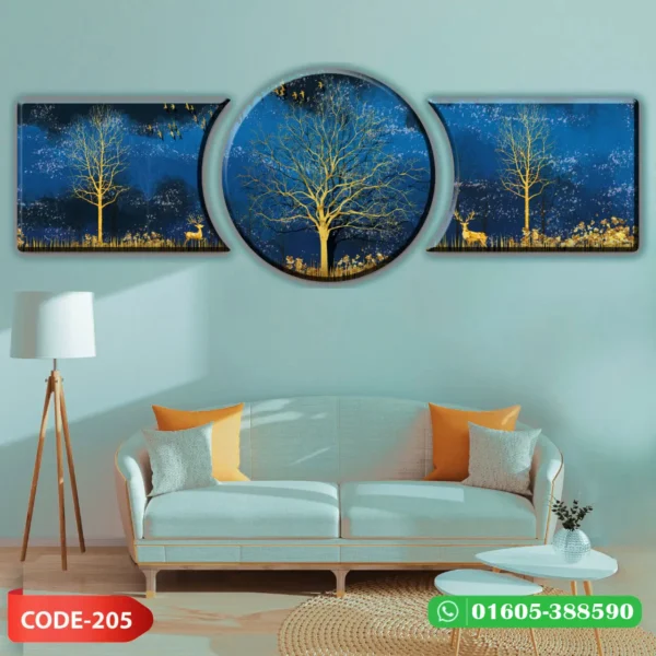 3 Part Round Canvas - Image 2