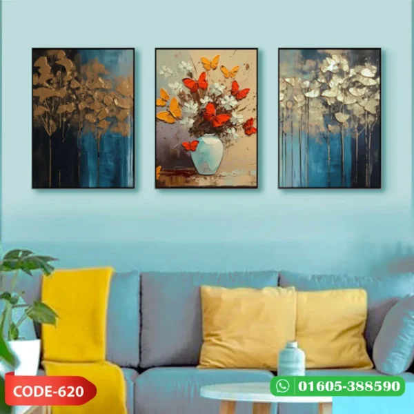 3 Part Square Canvas (620) - Image 2