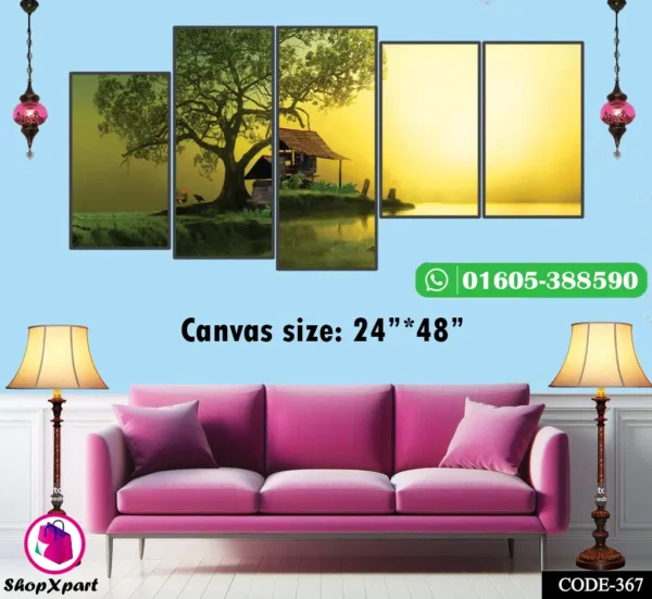 5 Part Wall Canvas (367)