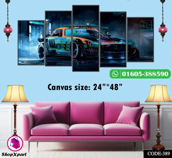 5 Part Wall Canvas (389)