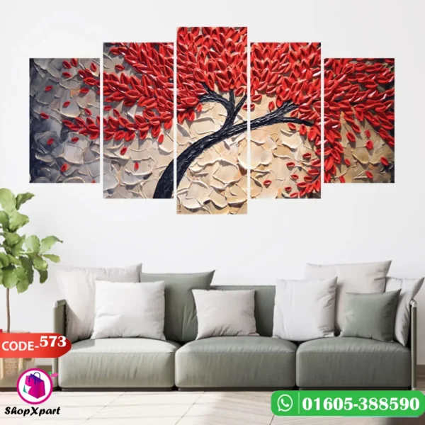 5 Part Wall Canvas (537) - Image 2