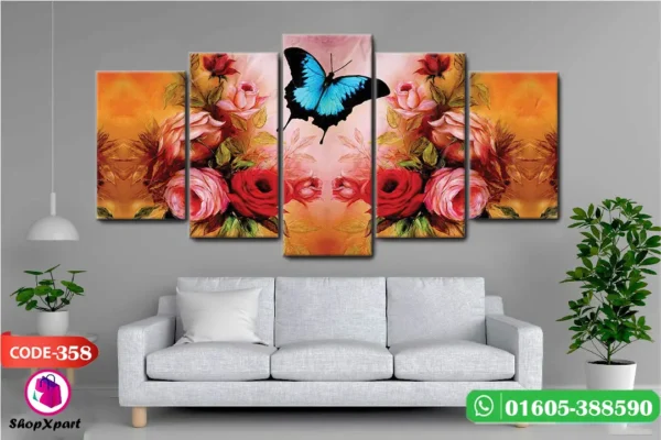 5 Part Wall Canvas (358) - Image 2