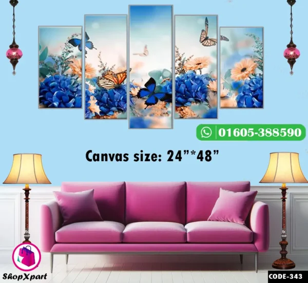 5 Part Wall Canvas (343)