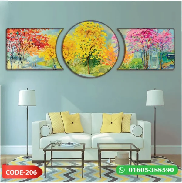 3 Part Round Canvas - Image 2