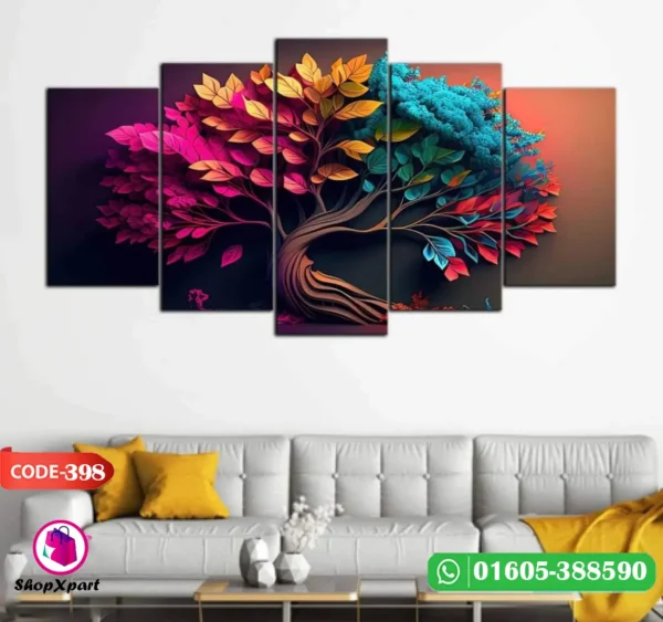 5 Part Wall Canvas (398) - Image 2