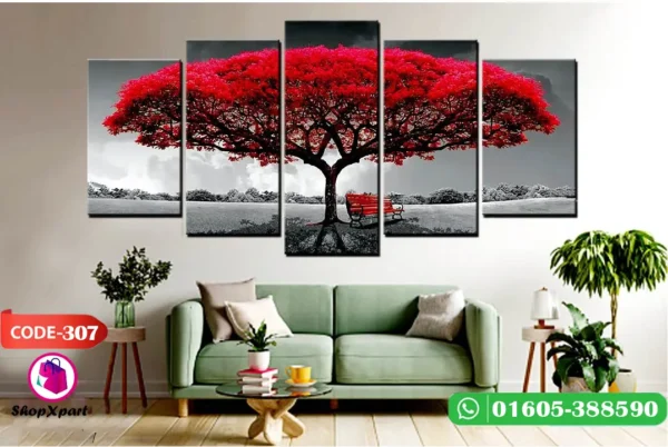 5 Part Wall Canvas (325) - Image 2