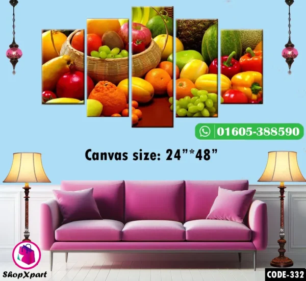 5 Part Wall Canvas (323)