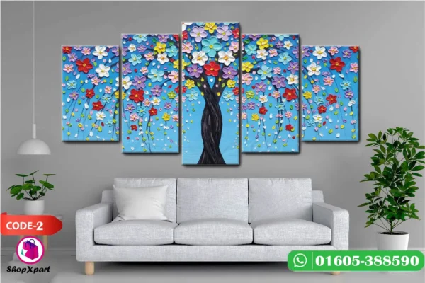 5 Part Wall Canvas (351) - Image 2