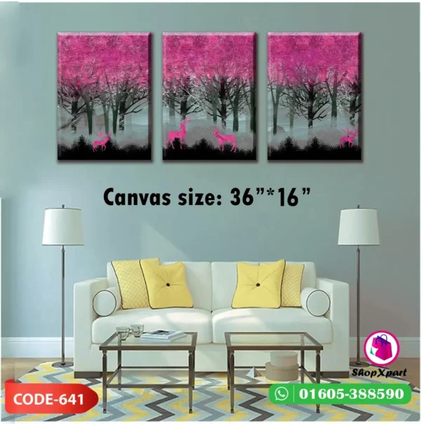 3 Part Square Canvas (641)