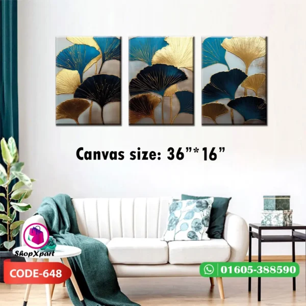 3 Part Square Canvas (648)