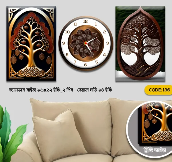 3 Part Watch Canvas (136) - Image 2