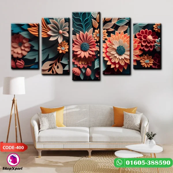 5 Part Wall Canvas (400) - Image 2