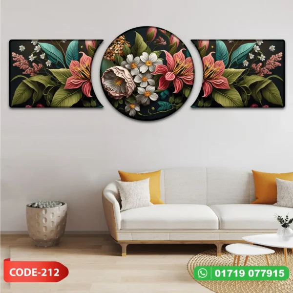 3 Part Round Canvas - Image 2