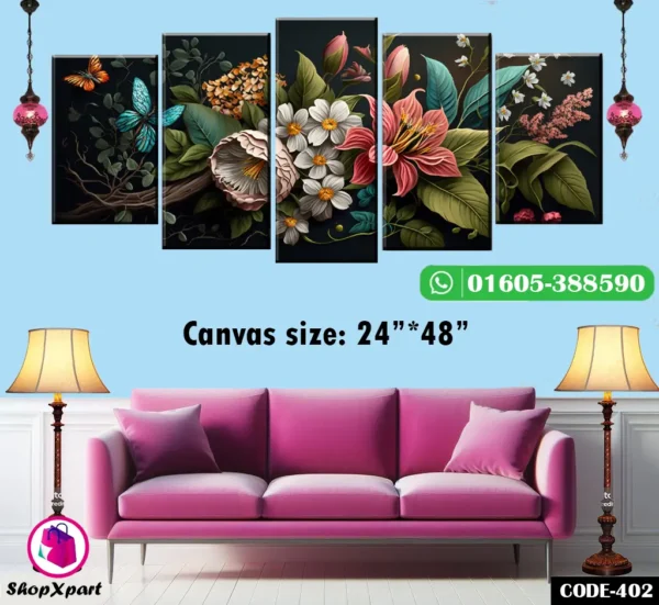5 Part Wall Canvas (402)