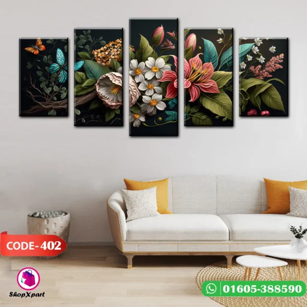 5 Part Wall Canvas (402) - Image 2