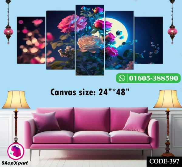 5 Part Wall Canvas (397)