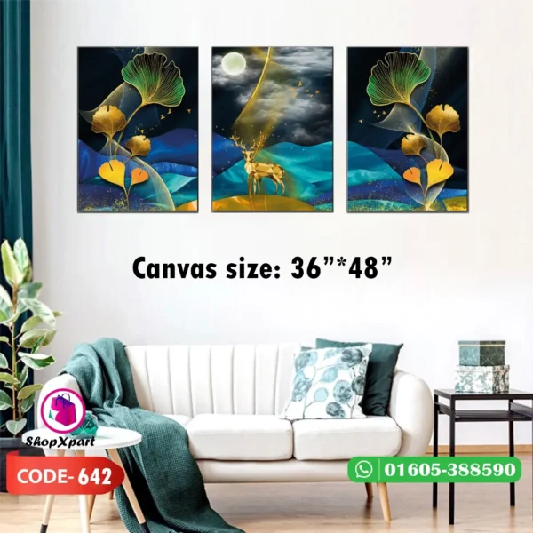 3 Part Square Canvas (642)